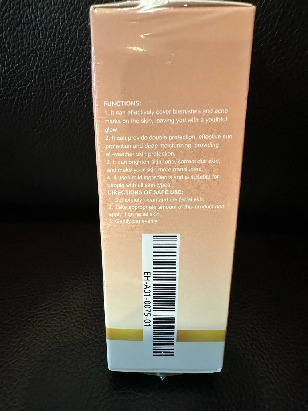 Foundation Light Spectrum SPF 50 color, adapting technology new not opened
